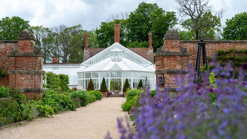 The Glasshouse in Clumber's walled kitchen garden